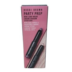 Bobbi Brown Party Prep Mini Long-Wear Cream Shadow Set Dusty Mauve - Golden Pink